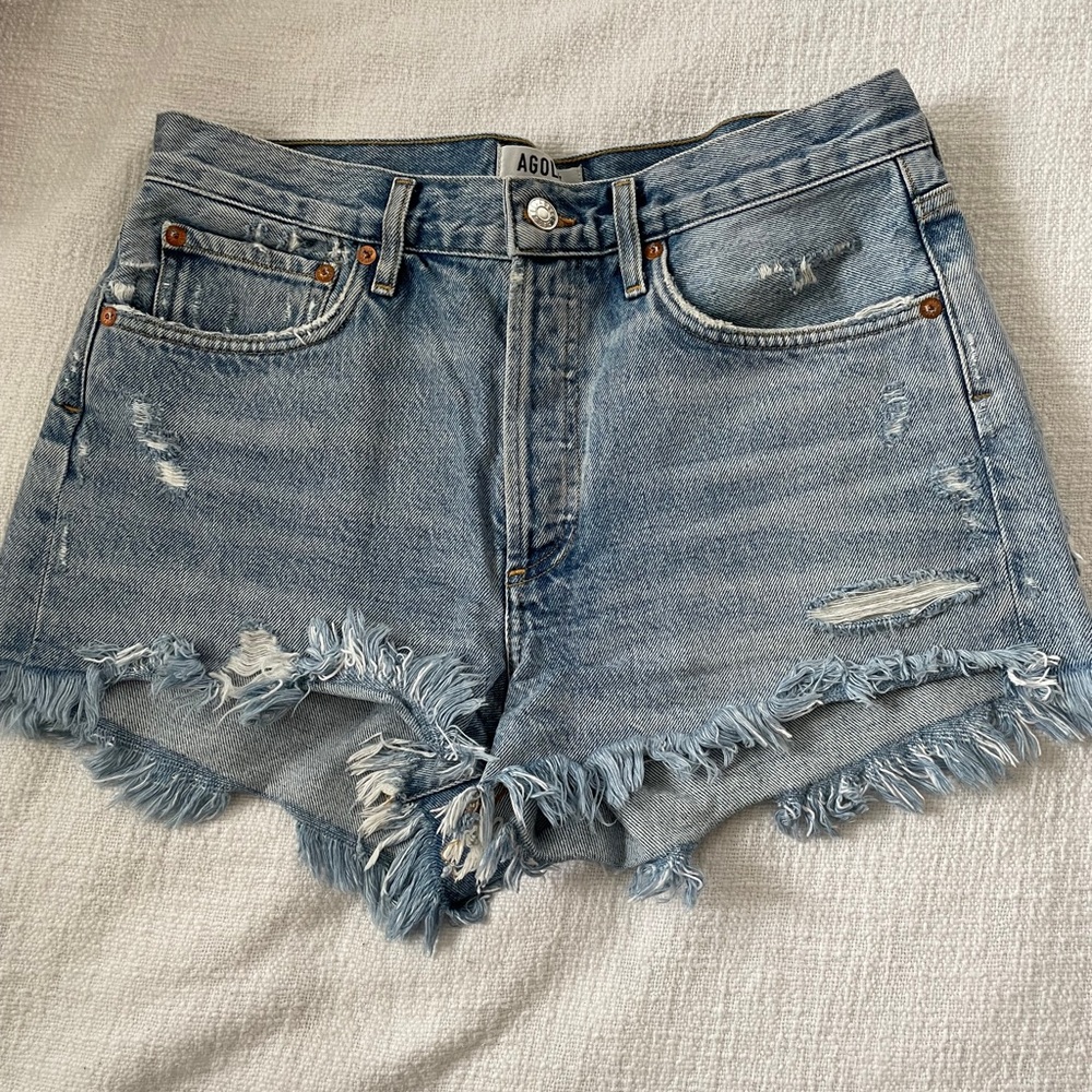 Agolde Jean Shorts- Parker Vintage Cut Off